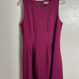Forever 21 Sleeveless Magenta Midi Dress